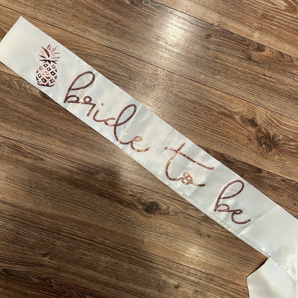 BRIDE to be Sash